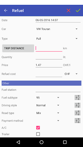 My Cars (Fuel logger++) - عکس برنامه موبایلی اندروید