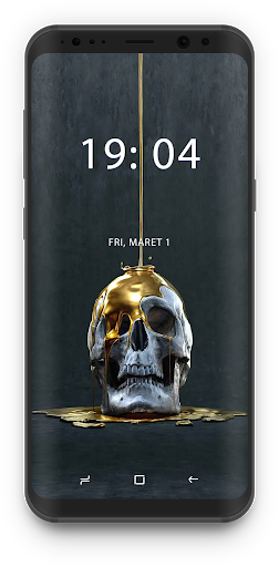 Skull Wallpaper 4K HD - Image screenshot of android app