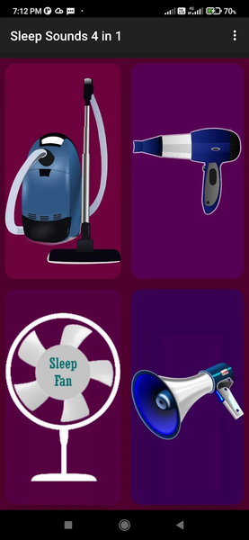Vacuum Cleaner - 4 in 1 Sounds - Image screenshot of android app