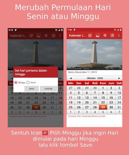 Indonesia Calendar - عکس برنامه موبایلی اندروید