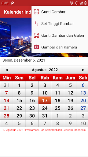 Indonesia Calendar - عکس برنامه موبایلی اندروید