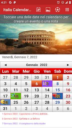 Italia Calendario 2024 - Image screenshot of android app