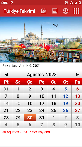 Turkey Calendar ۲۰۲۵ - عکس برنامه موبایلی اندروید