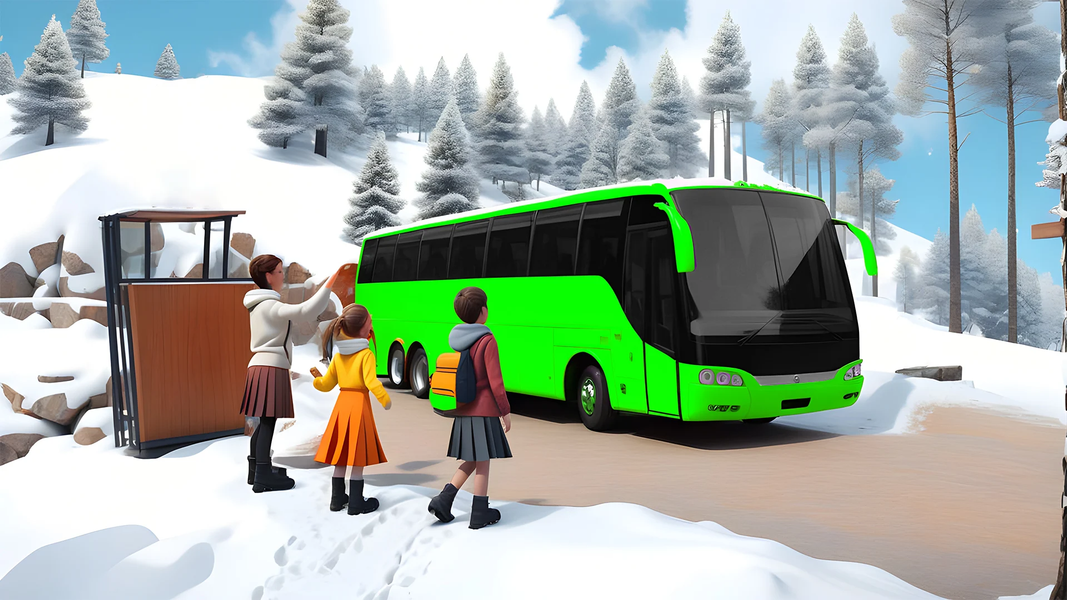 Modern Coach: Bus Game Sim - Gameplay image of android game