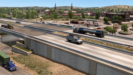 City Cargo Truck Transport Sim - Gameplay image of android game