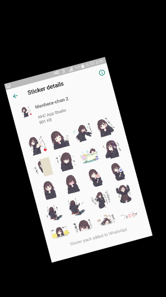 New Anime Sticker for WhatsApp 2021(WAStickersApp) - عکس برنامه موبایلی اندروید