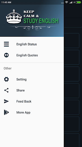 English Status Collection - عکس برنامه موبایلی اندروید