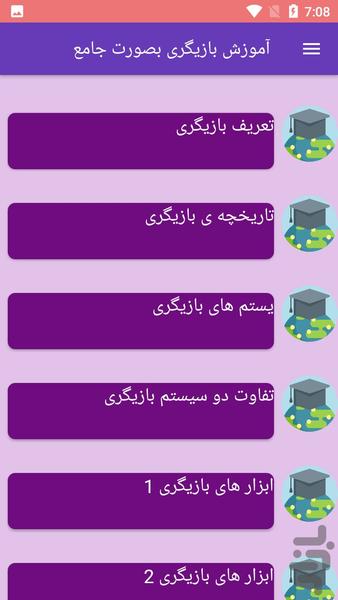 آموزش بازیگری بصورت جامع - عکس برنامه موبایلی اندروید