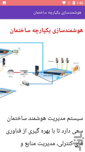 آموزش هوشمندسازی ساختمان - Image screenshot of android app