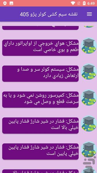 نقشه سیم کشی کولر پژو 405 - Image screenshot of android app