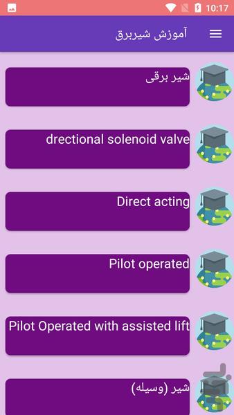 آموزش شیربرق - Image screenshot of android app