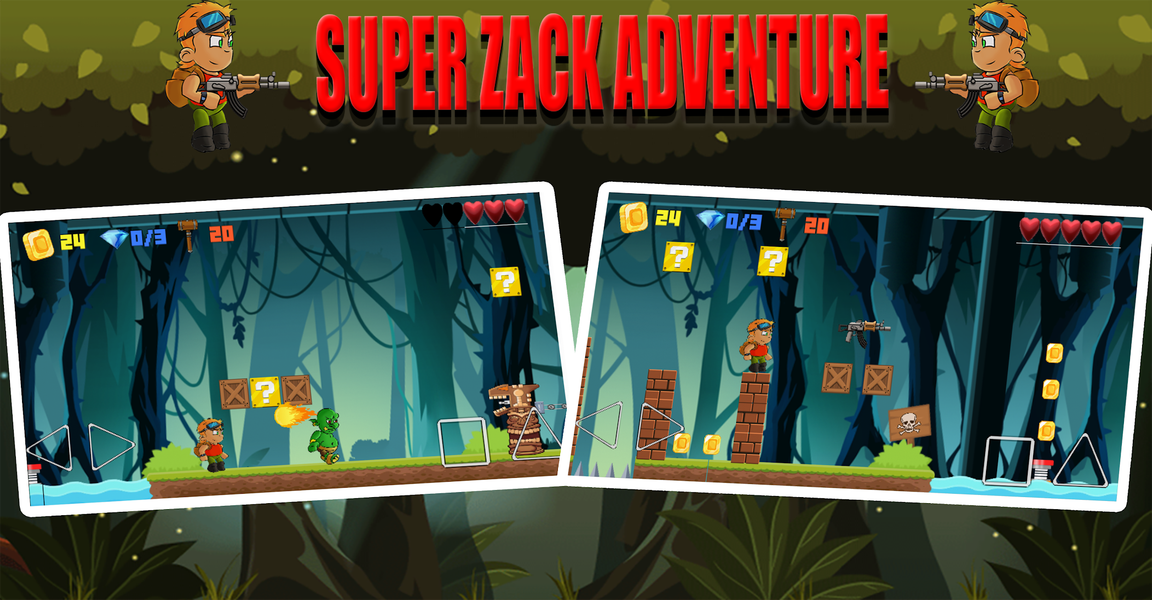 Super Zack Adventures - Gameplay image of android game