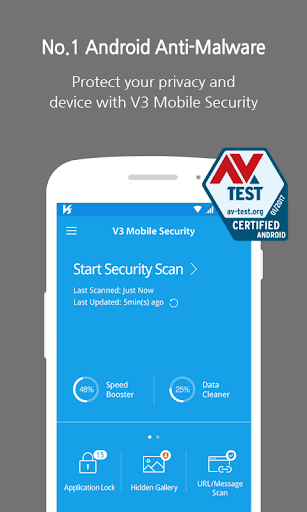 V3 Mobile Security Anti-Virus - عکس برنامه موبایلی اندروید