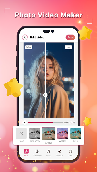 Photo and Music Video Maker - Image screenshot of android app