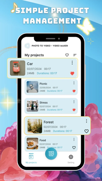 Photo and Music Video Creator - عکس برنامه موبایلی اندروید