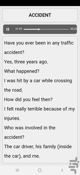 75 english conversation - Image screenshot of android app