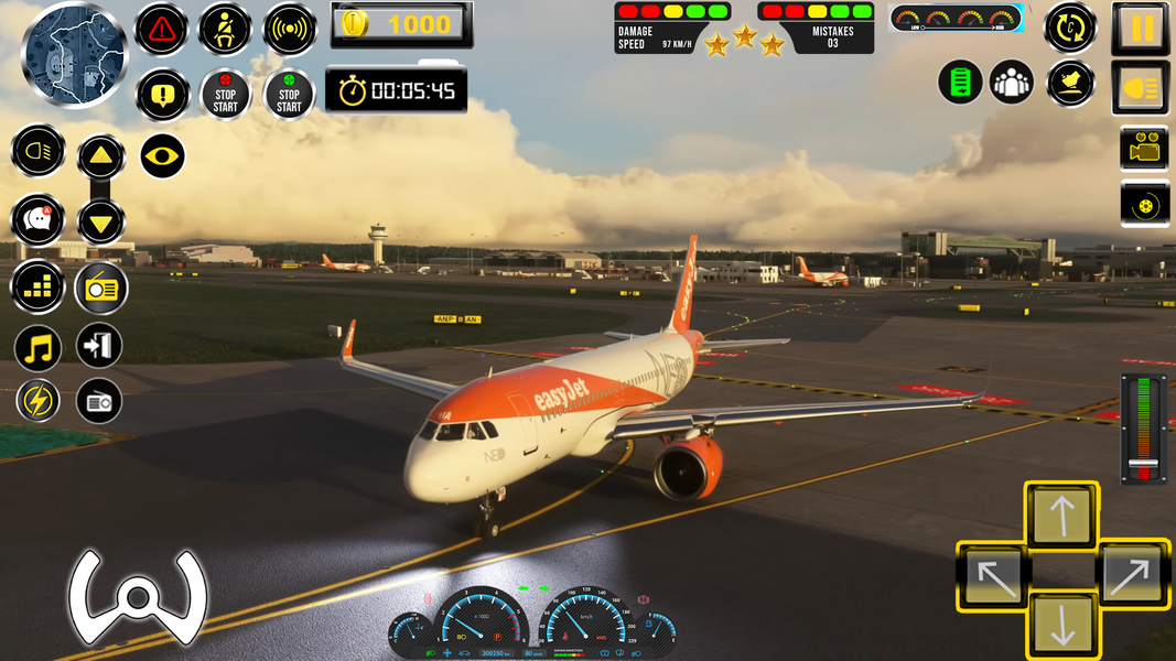 Pilot Simulator Plane Game ۳D - عکس بازی موبایلی اندروید