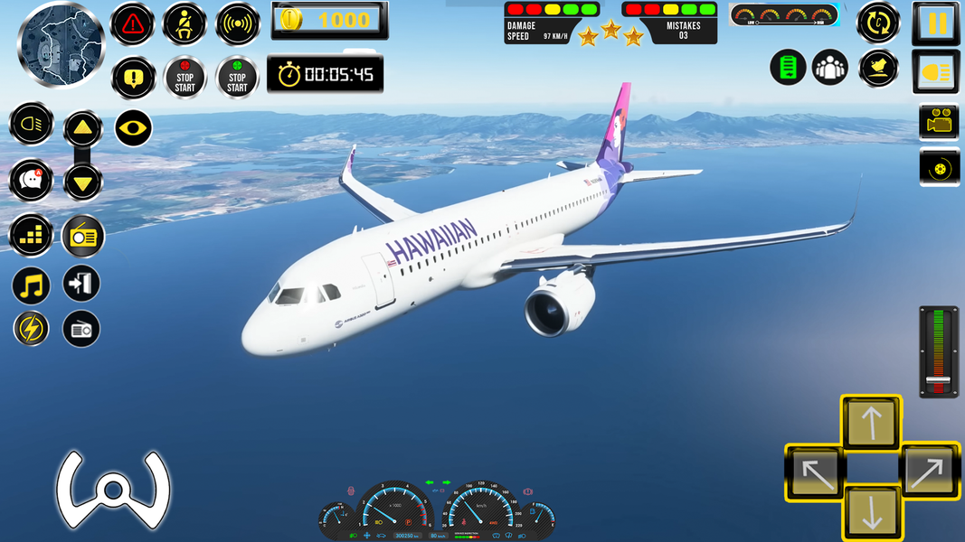 Pilot Simulator Plane Game ۳D - عکس بازی موبایلی اندروید