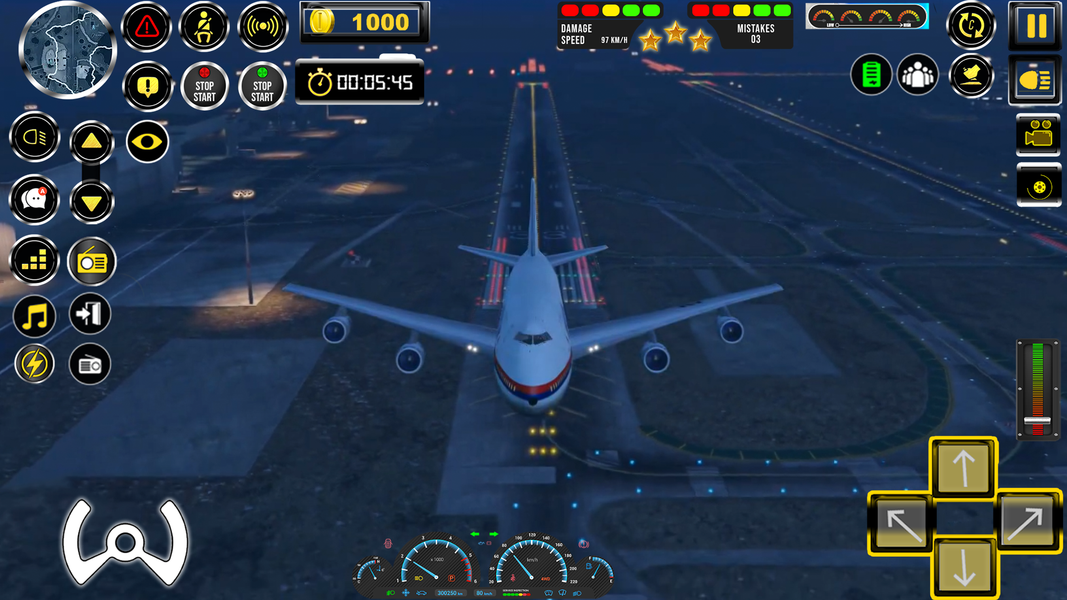 Pilot Simulator Plane Game ۳D - عکس بازی موبایلی اندروید