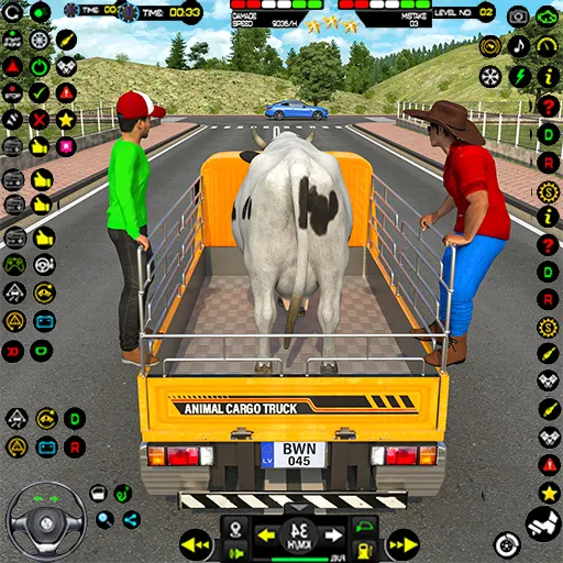 Cargo Animal Truck Games 2024 - Gameplay image of android game