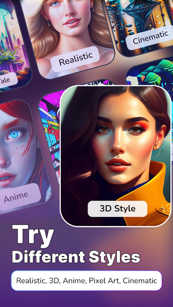 Artofy: AI Art Generator - عکس برنامه موبایلی اندروید