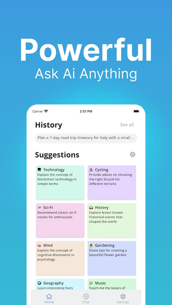 Ask AI ChatBot: Assistant Chat - عکس برنامه موبایلی اندروید