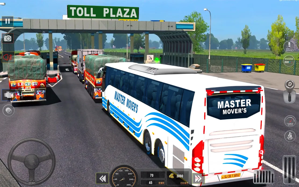 City Bus Game ۳D Offroad Bus - عکس بازی موبایلی اندروید