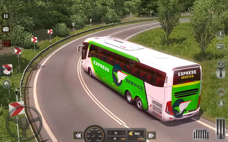 Coach Bus Driving- Bus Game - Gameplay image of android game