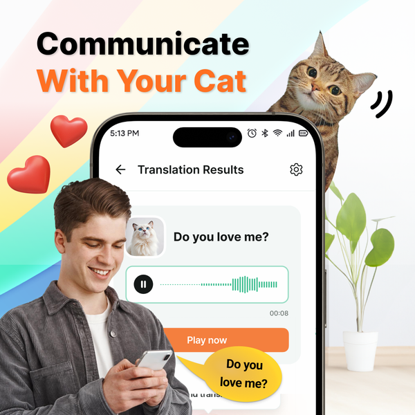 Human to Cat Translator - عکس برنامه موبایلی اندروید