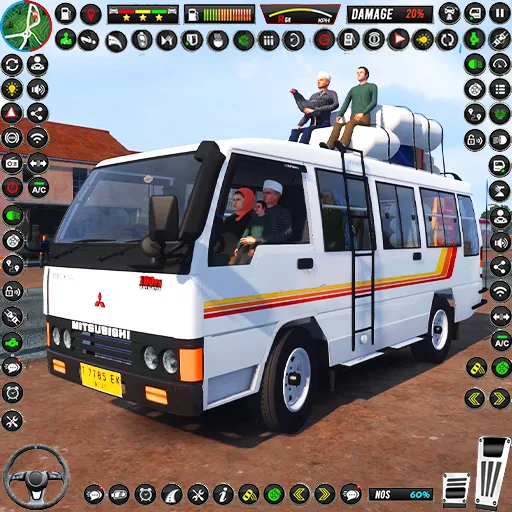 Coach Bus Driving Games 3D - عکس بازی موبایلی اندروید