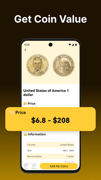 Coin Identifier - Coin Finder - Image screenshot of android app