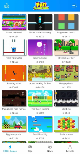 Fun GameBox 3000+ games in App - Gameplay image of android game
