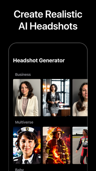 AI Headshot Generator - عکس برنامه موبایلی اندروید