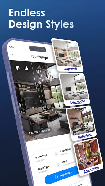 AI Home: Smart Interior Design - عکس برنامه موبایلی اندروید