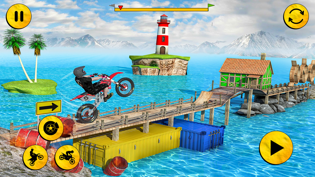 Motor Bike Racing Stunt Games - عکس بازی موبایلی اندروید