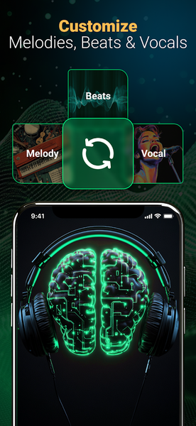 Ai Song & Music Maker - Sonu - عکس برنامه موبایلی اندروید