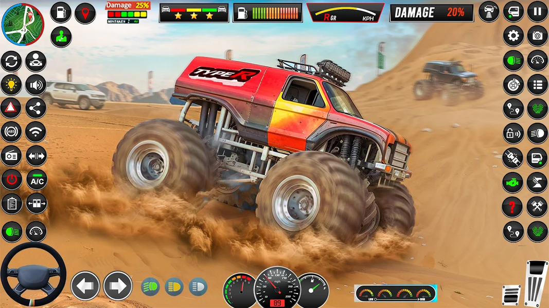 4x4 Offroad Monster Truck Game - عکس بازی موبایلی اندروید