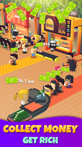 Idle Food Court Tycoon - Gameplay image of android game