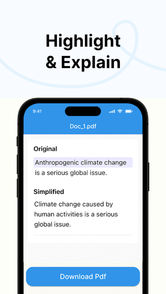 AI PDF Chat : Reader & Editor - Image screenshot of android app