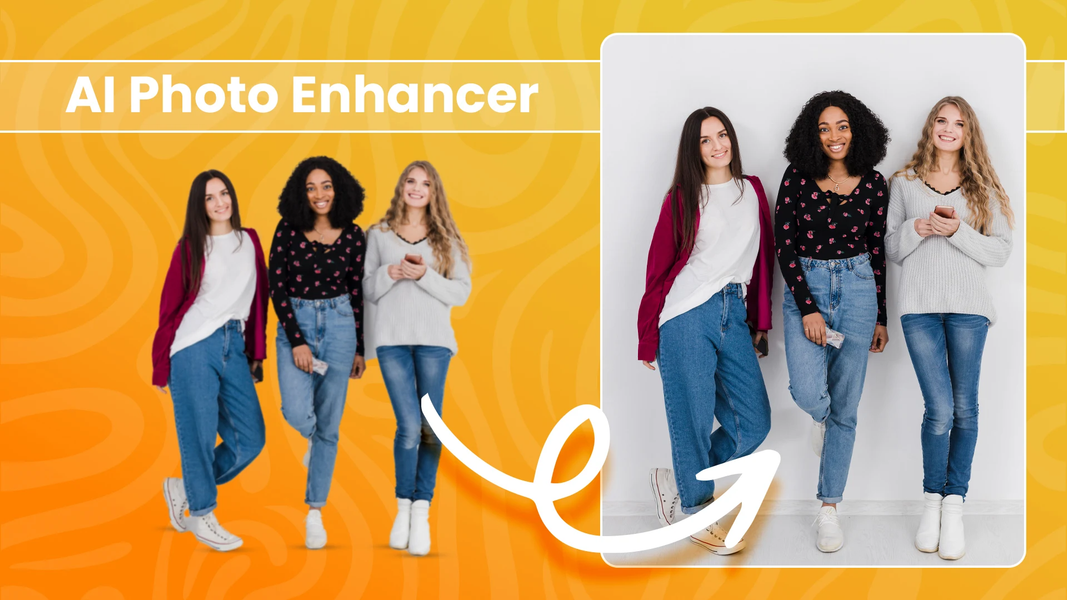 AI Image Enhancer & Editor - عکس برنامه موبایلی اندروید