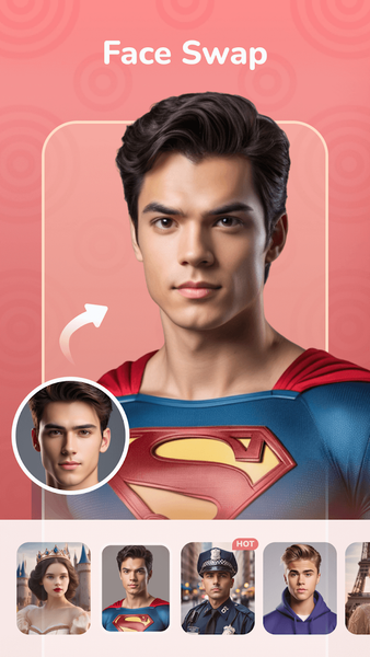 Face Me: AI Art Photo Editor - عکس برنامه موبایلی اندروید