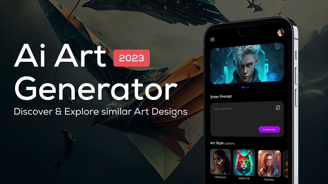 AI Art generator: AI Art - عکس برنامه موبایلی اندروید