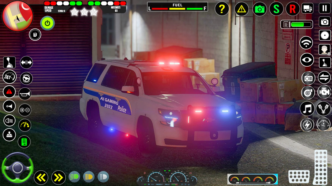 Police Car Game ۳d Car Driving - عکس بازی موبایلی اندروید