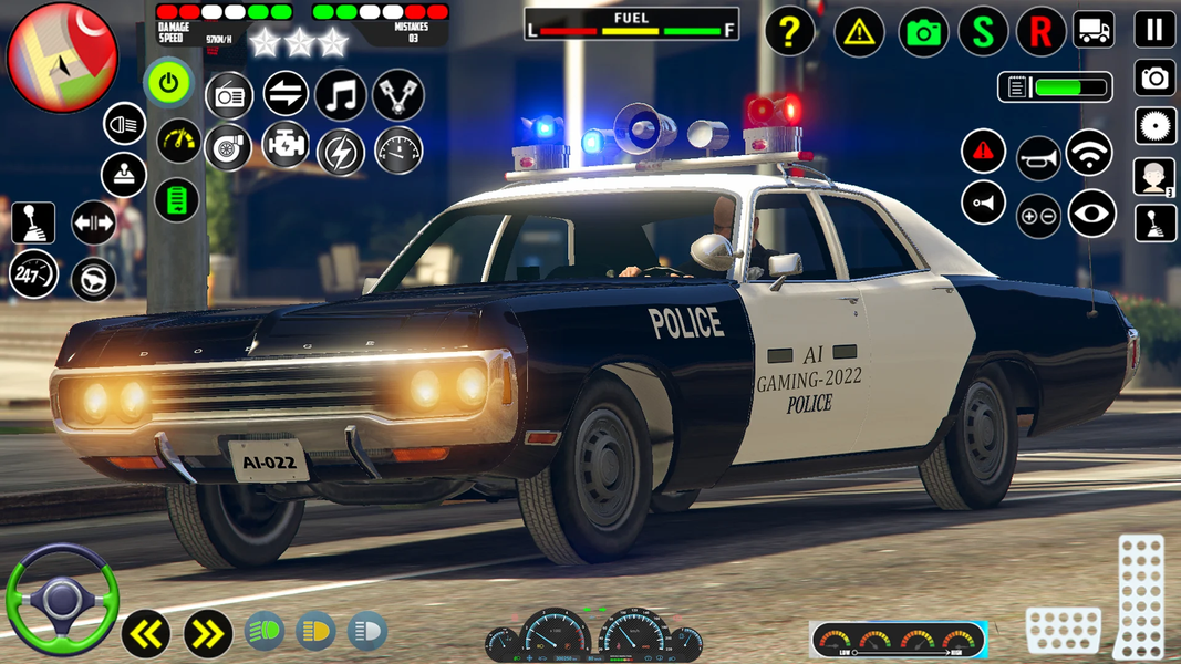 Police Car Game ۳d Car Driving - عکس بازی موبایلی اندروید