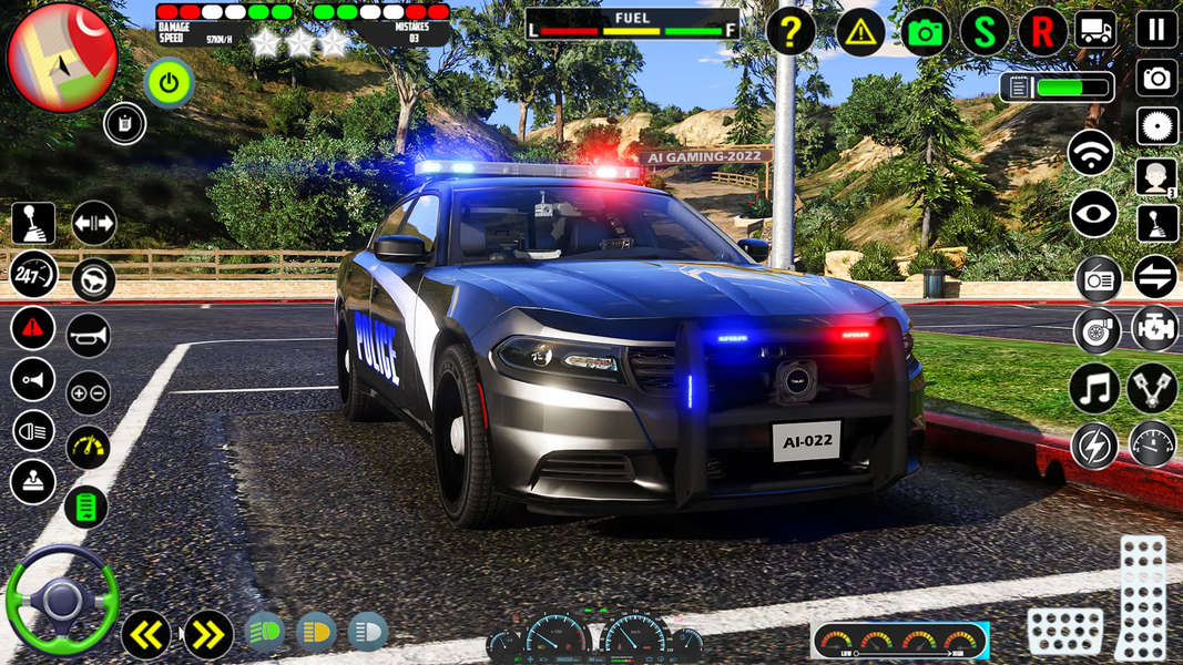 Police Car Game 3d Car Driving - Gameplay image of android game