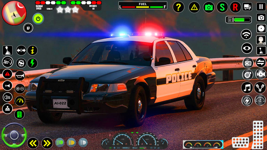 Police Car Game 3d Car Driving - Gameplay image of android game