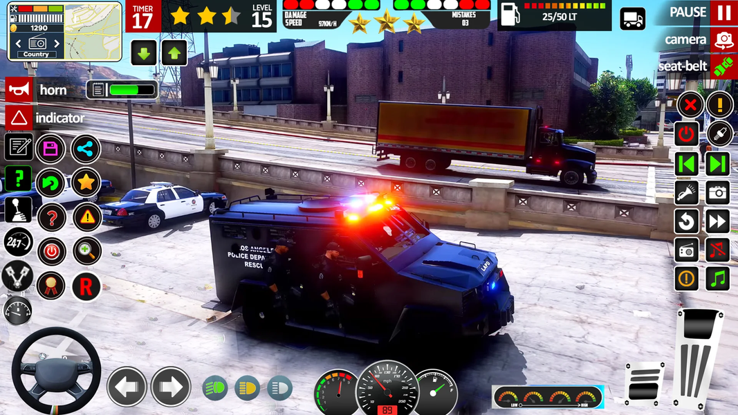City Police Car Chase Game ۳D - عکس بازی موبایلی اندروید