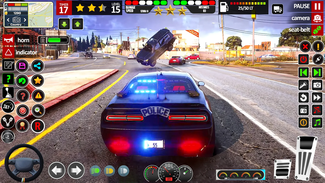 City Police Car Chase Game ۳D - عکس بازی موبایلی اندروید