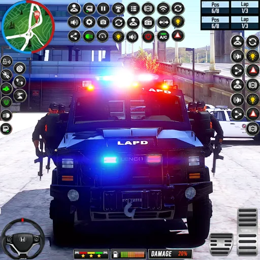 City Police Car Chase Game 3D - عکس بازی موبایلی اندروید