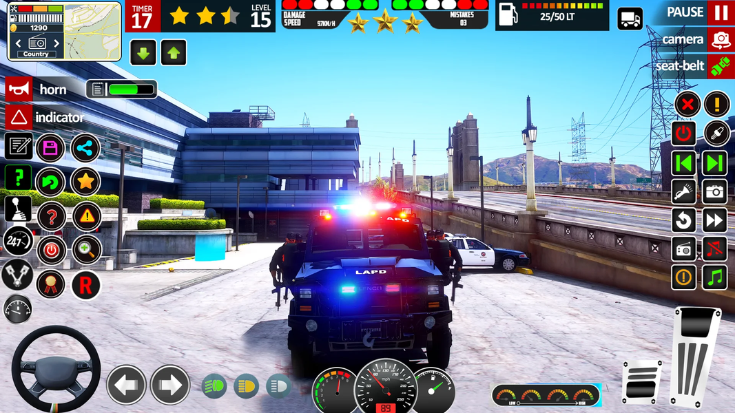 City Police Car Chase Game 3D - عکس بازی موبایلی اندروید